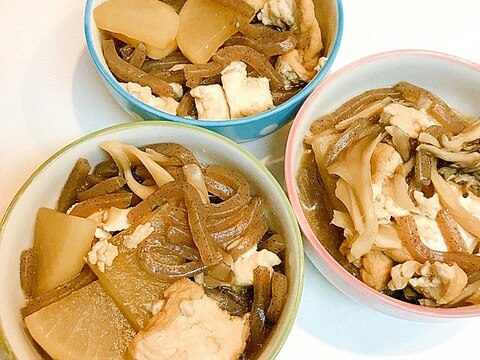 間違いないです☆大根と厚揚げと舞茸の煮物